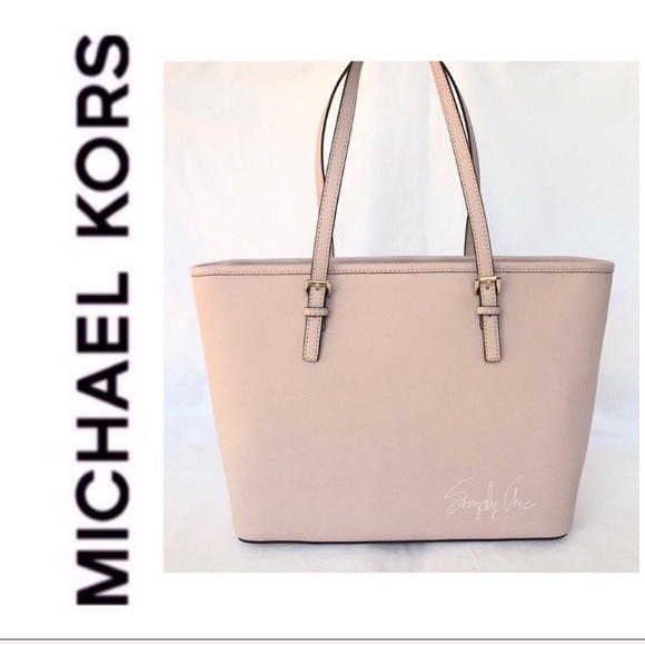 NWT authentic MK leather carry all tote ballet - Picture 4 of 8